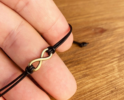 Pulsera Infinito Vintage en Cuero