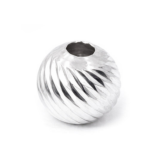 Balín Diamantado de Plata Esterlina de Ley 925 (3–6 mm)