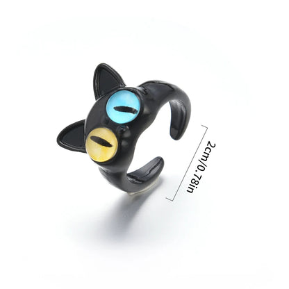 Anillo Gato Dulce Ojos Grandes