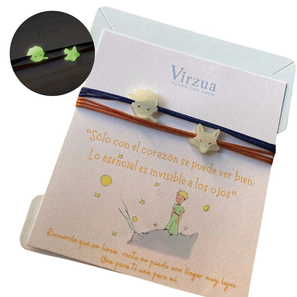 Pulsera El Principito Luminoso x2 Incluye Empaque Pareja