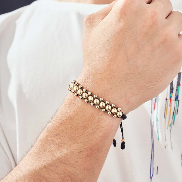 Pulsera Tres Líneas en Oro 18k