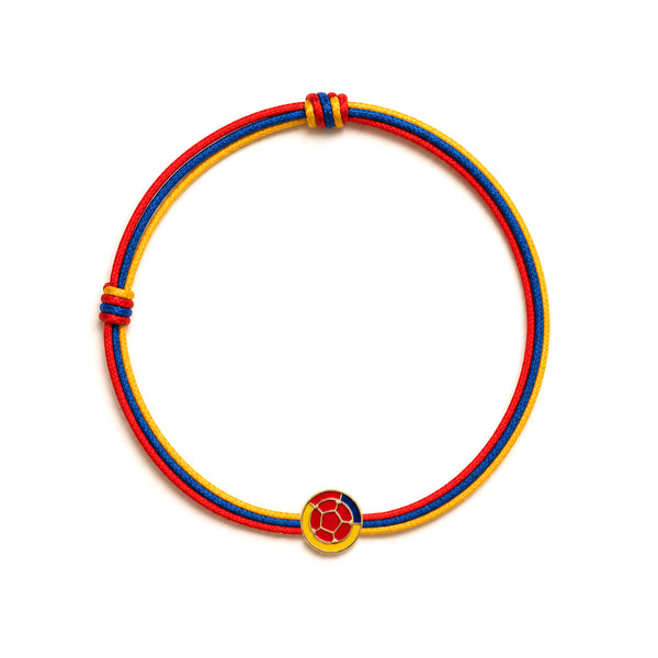 Pulsera Selección Colombia en Pasador Oro 18k
