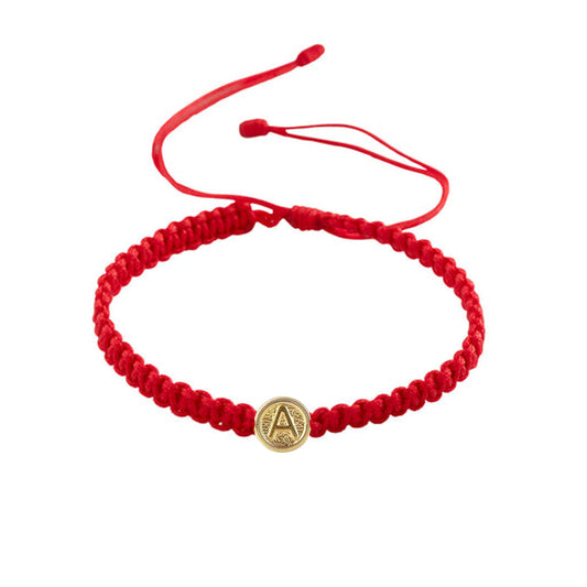 Pulsera Letra Personalizada Mini Tejida