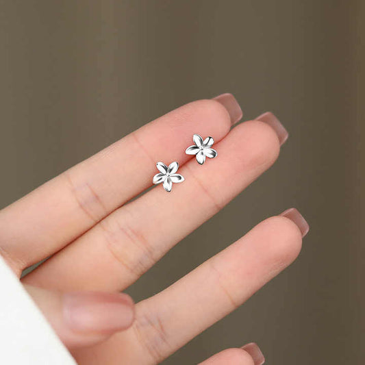 Aretas Flor Eterna plata ley 925