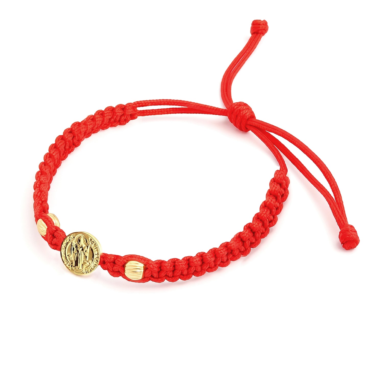 Hermosa Pulsera San Benito Oro 18k