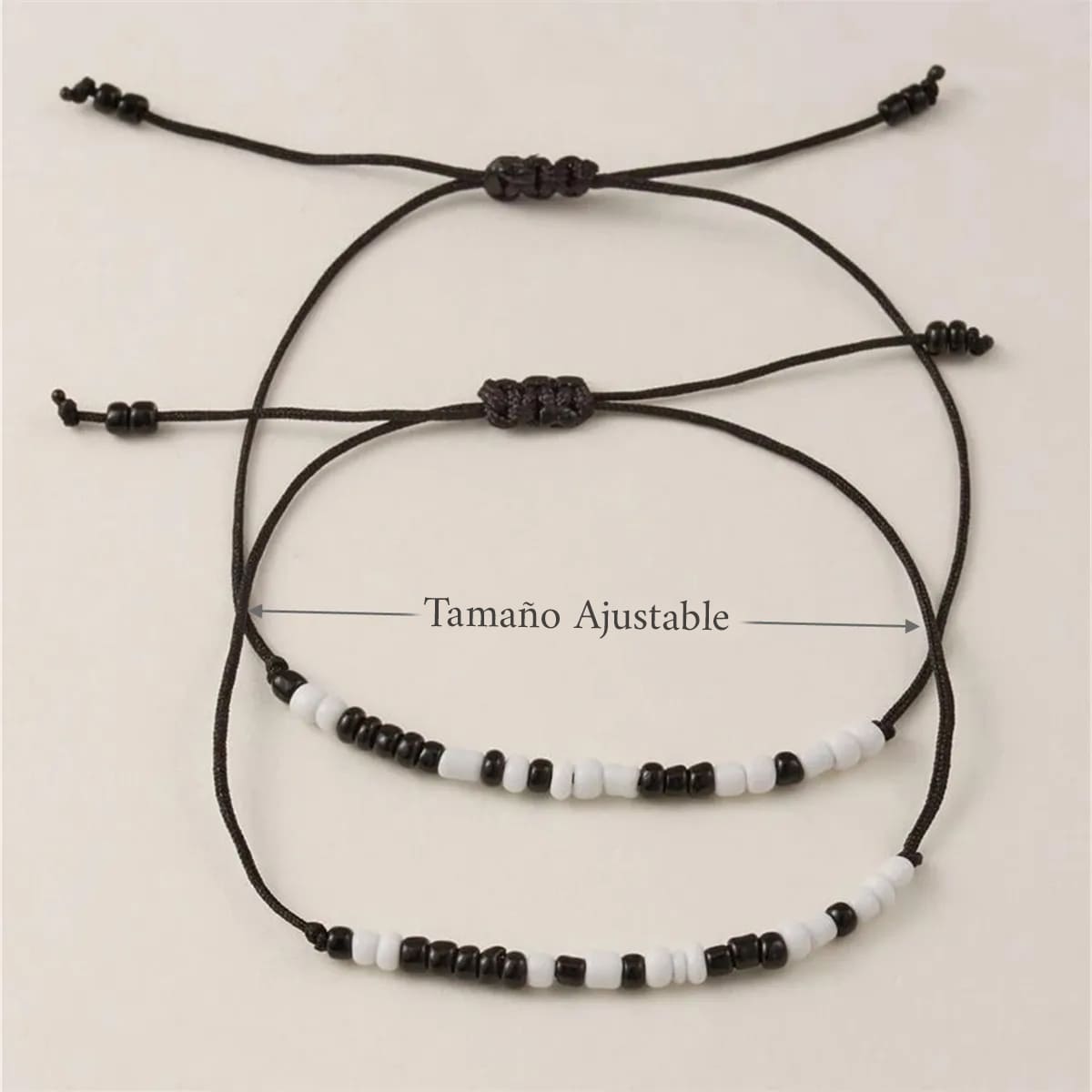 Pulsera Cuentas Código Morse Te Amo de Cuentas De Arroz