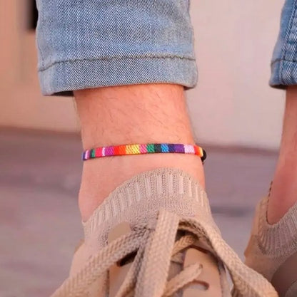 tobillera de color para lgbt