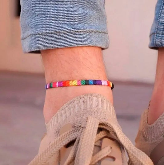 tobillera de color para lgbt