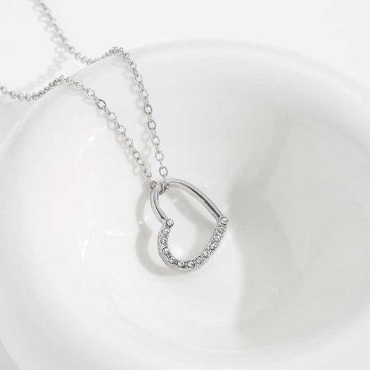 Collar en Plata Ley 925 con Circones Blancos