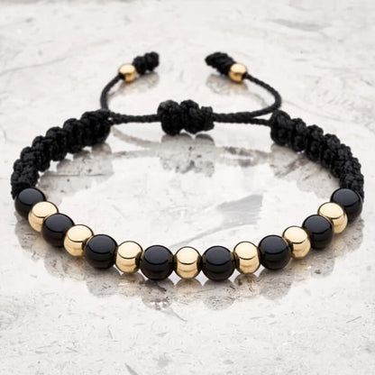 Pulsera Intercalada de Oro Laminado