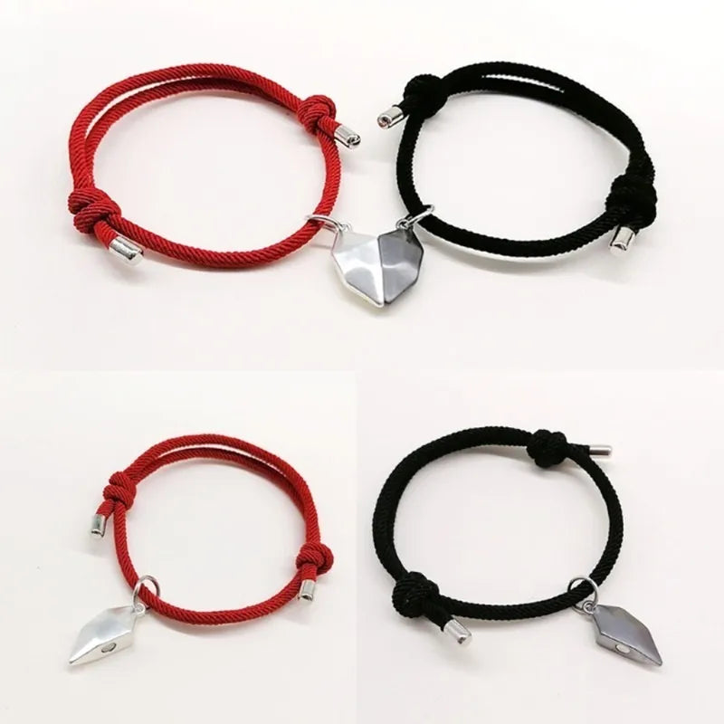 Pulseras para Parejas de Amor Magnéticas Regalo Set X 2