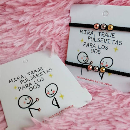 Manilla de Pareja en Rodio