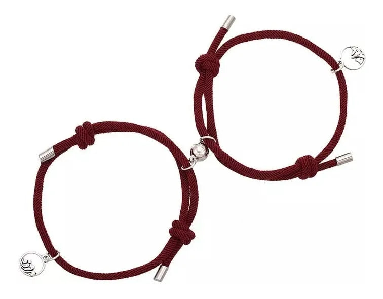 Pulsera para Parejas en Lazo Magnético x2