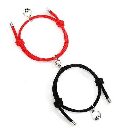 Pulsera para Parejas en Lazo Magnético x2